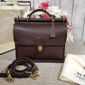 Like New Coach Willis Crossbody Bag # 9927 Mahogany Vintage